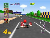 Mario Kart 64, capture d'écran